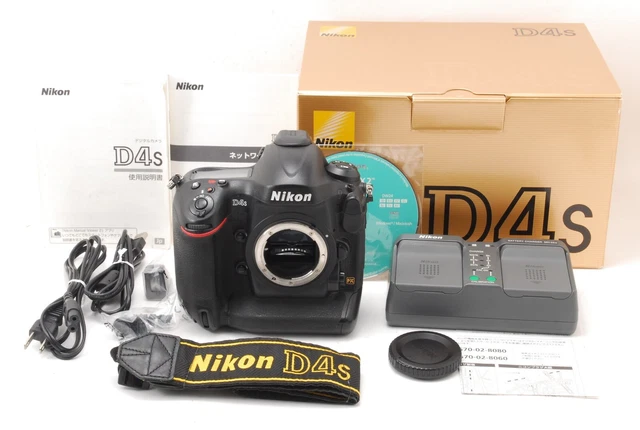 [Near Mint Box] Nikon D4s 16.2 MP Digital SLR Camera Body 57300 Shots From JAPAN