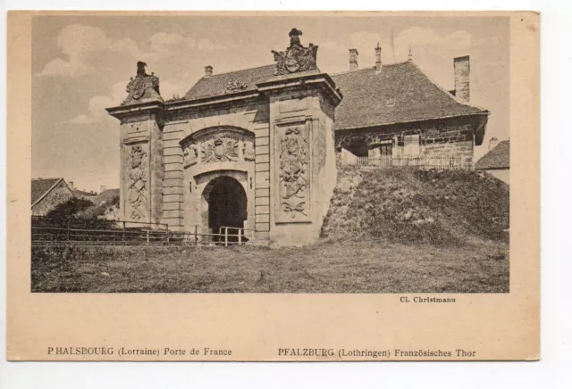 PHALSBOURG Pfalsburg Moselle CPA 57 porte de france 3