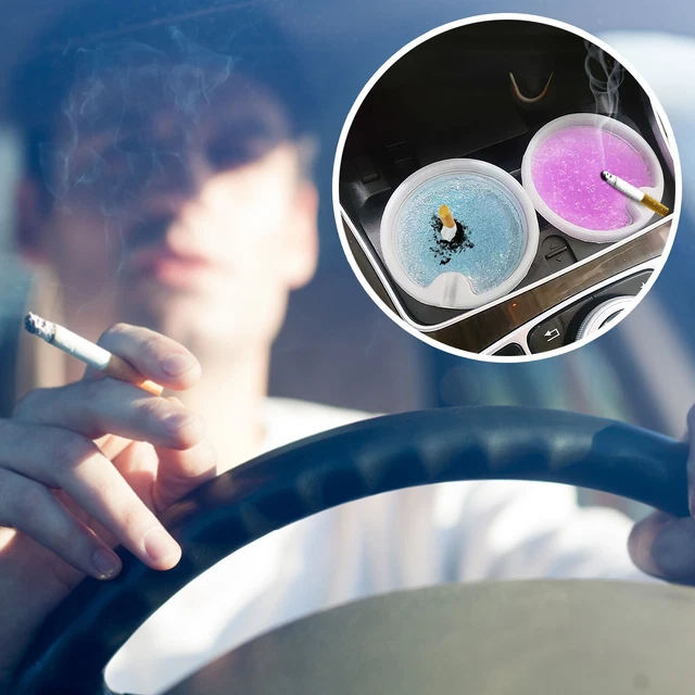 10 Pack Men's Car Ashtrays Disposable Car Flick Baby Light up Hand for Car