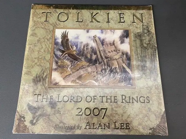 Tolkien The Lord of the Rings 2007  Calendar illustrated Alan UNOPENED - GREAT