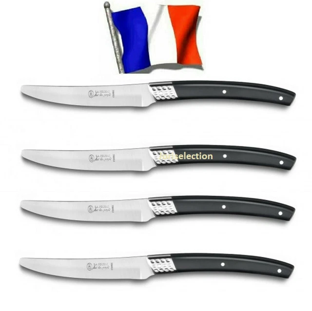 Lot De 6 Couteaux D'office LA FOURMI - Lame 9 Cm Inox, Fabrication Française Thiers, Neuf