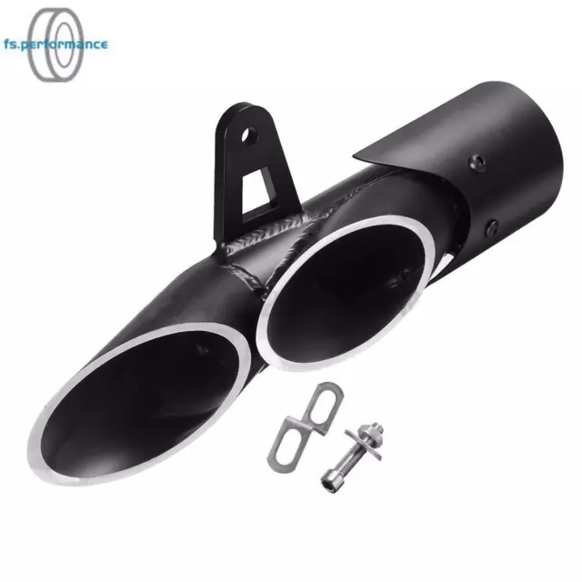 38-51mm Dual Outlet Motorcycle Exhaust Muffler Tail Pipe For Yamaha YZF-R6