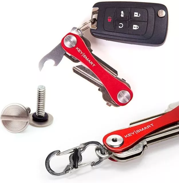 KeySmart Accessory Pack Stainless Steel Bottle Opener Keychain up to 14 Keys 2