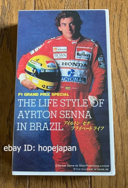 AYRTON SENNA VHS videotape Private lifestyle Japanese version EUR 18,67