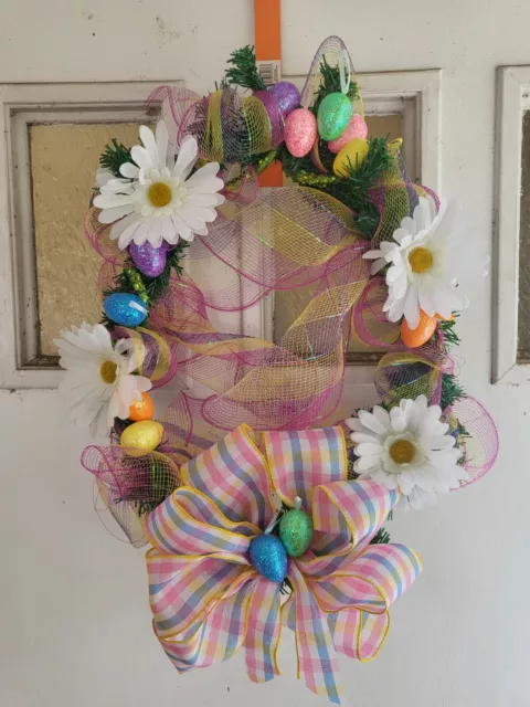 Corona de Pascua hecha a mano por Shelly Galatas