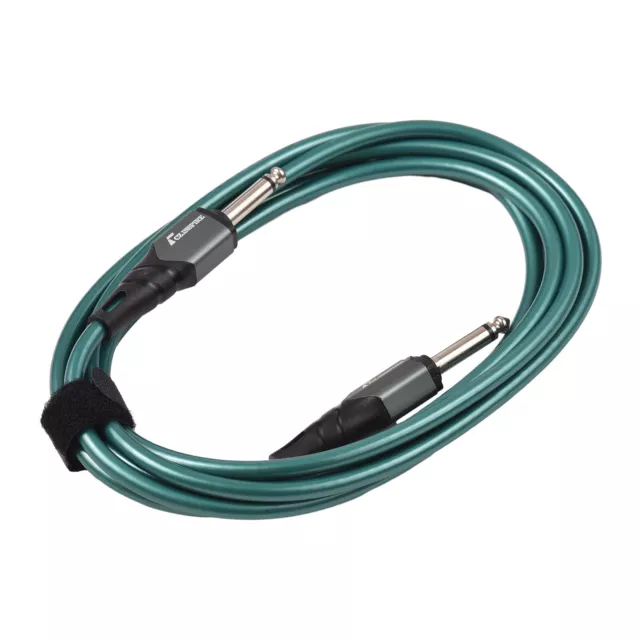 1/4 Zoll Audio-Instrumentenkabel, 3 m, Rauschunterdrückung, doppelte gerade D7Z2