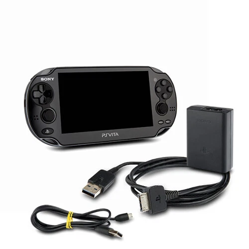 Ps Vita Console Wifi Série Pch-1004 Noir #53A Avec Câble Du Chargeur