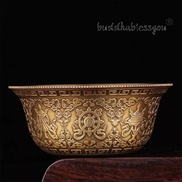 Tibet Tibetan Buddhist Mikky Offering Water Bowl Cup Divine Focus Ritual Vessel