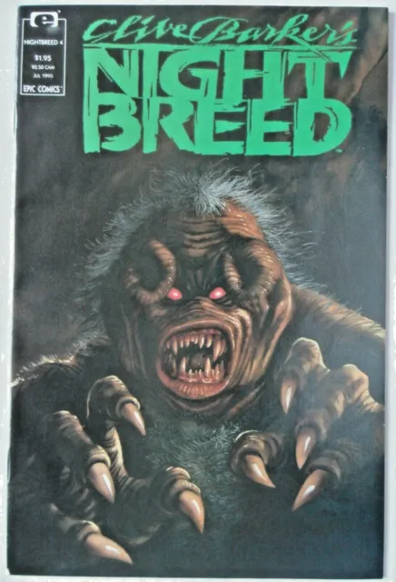 Clive Barkers Night Breed #4 Epic Comics Night Breed 1990 Clive Barker