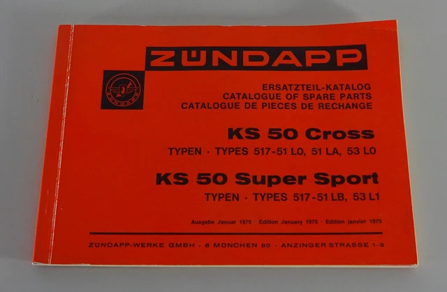 Zündapp C 50 Sport, KS 50, KS 50 Sport Und KS 50 Super Sport