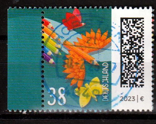 Bund BRD Welt der Briefe  38 ct Flügelstifte - Mi. 3734 gestempelt