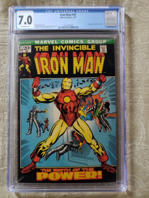 Iron Man #47 CGC 7.0 Origin of Iron Man Retold Marvel Comics 1972