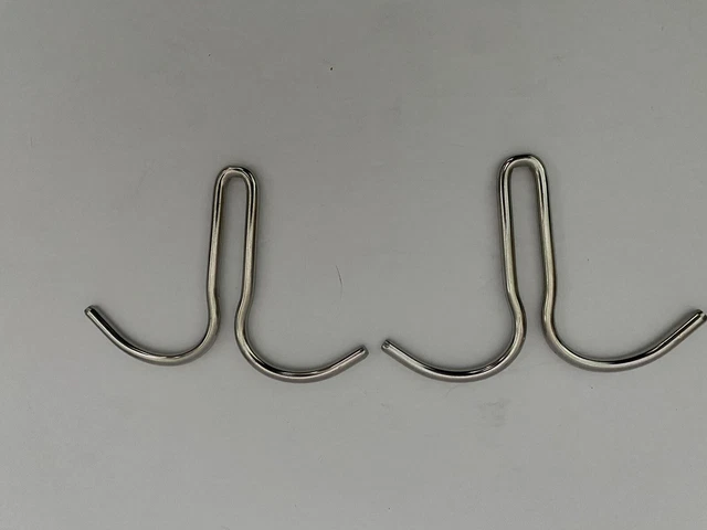 COMPONENT HARDWARE J77-4401 Stainless Steel Double Sliding Pot Rack Hook Qty 300