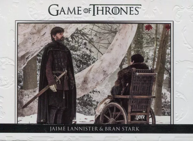 Game Of Thrones Season 8 Relationships Chase Card DL62 Jaime Lannister & Bran