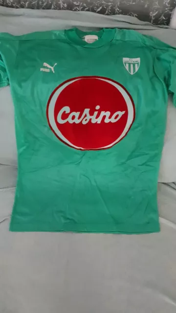 MAILLOT FOOT PUMA CASINO  ASSE SAINT ST ETIENNE VINTAGE TAILLE 4x5