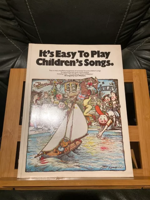 It's easy to play Children's songs piano Cyril Waters partition Wise