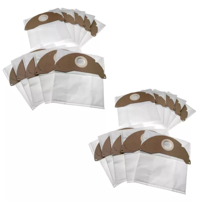 20 Sacs d'aspirateur pour Kärcher WD 2.250, WD 2.240