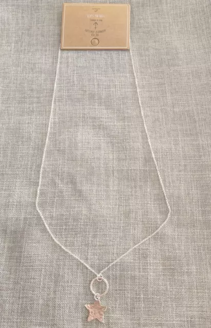 BNWT FAT FACE Ladies Silver Long Star Necklace 15.99 PicClick UK