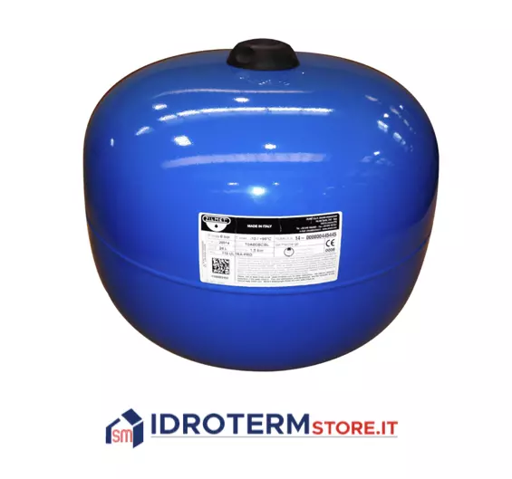 IDROSFERA SFERA 24 Litri VASO ESPANSIONE CON MEMBRANA PALLA AUTOCLAVE ZILMET