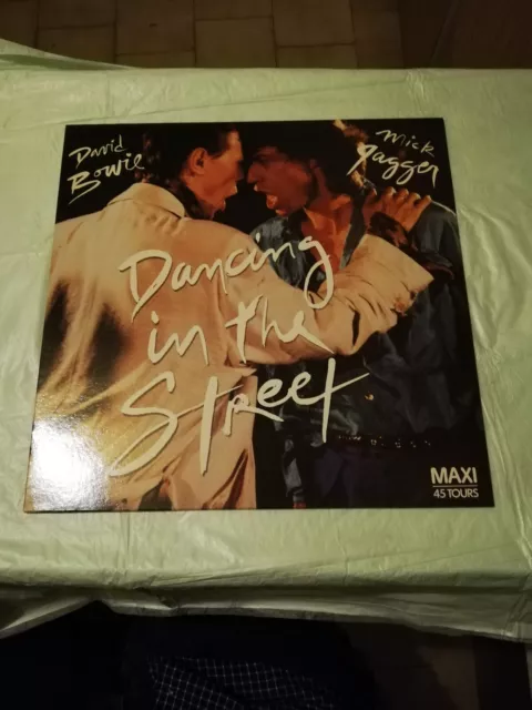 david bowie/mick jagger (rolling stones) dancing in the street 12"maxi45t FRANCE