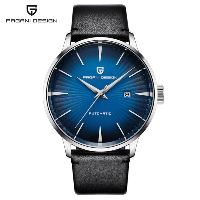 Luxury PD-2770 PAGANI DESIGN Men Date Automatic Mechanical Watch Leather Band