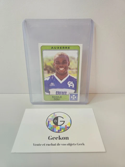 Sticker Panini Original Basile Boli – OM Marseille 1993 – Rare Et En Bon état