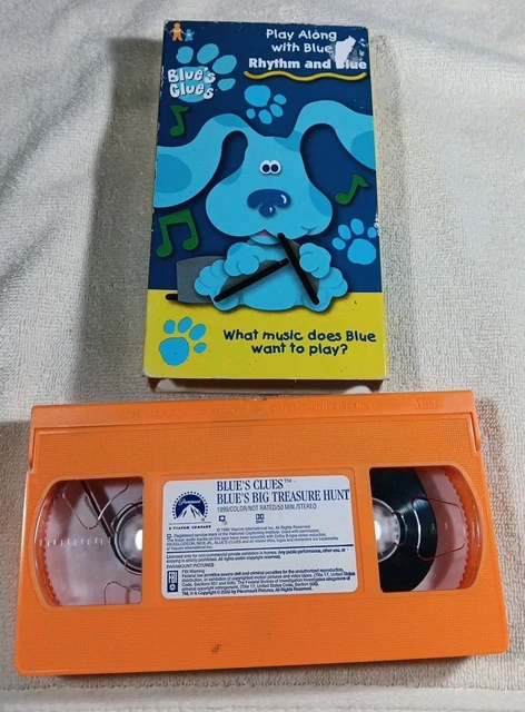 blue-s-clues-rhythm-and-blue-vhs-tape-1999-nick-jr-nickelodeon