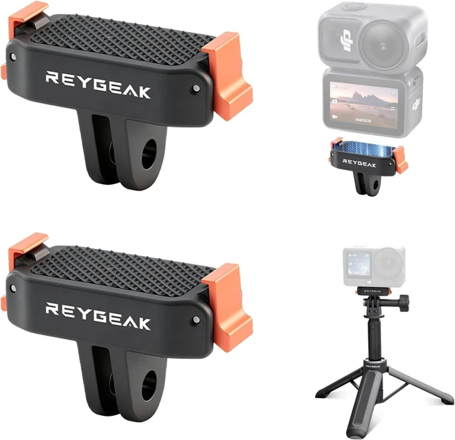 JJC Supporto magnetico per DJI Osmo 360 Action 5 Pro 4 3 Osmo Pocket 3 Insta360 X4 X3 Staffa di supporto con base a ve 1/4  44