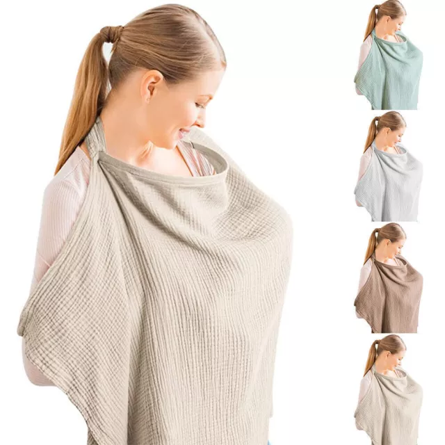 Multi-use Feeding Shawl and Baby Breastfeeding Cover Nursing Gauze Cloth Outdoor