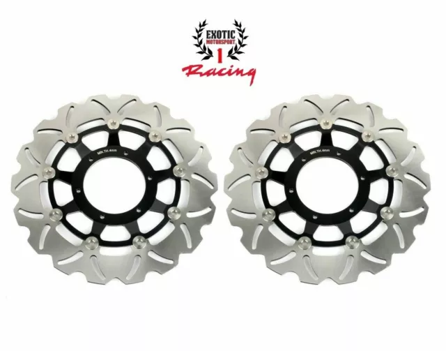 Front Brake Disc Rotors  Set For Honda CBR 600 RR CBR600RR 2003-2019  black