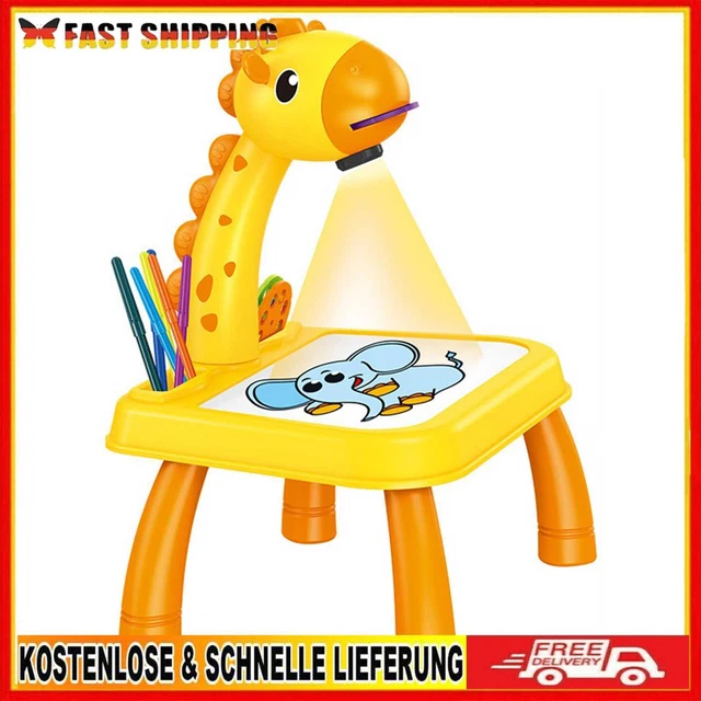 LIUZHI Kinder Zeichnen Projektor Tisch, Trace und Zeichnen Projektor Spielzeug m