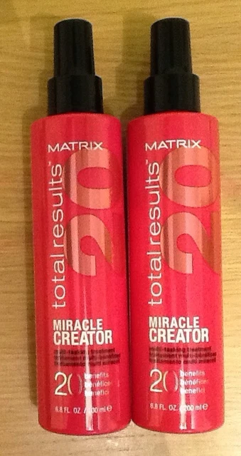 Matrix Total Results Miracle Creator 20 Benefits Spray 190ml X 2 Bottles (new)