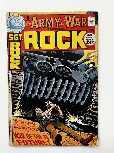 Our Army At War#240-Sgt. Rock-1972-MId Grade-Bronze Age -Neal Adams-Joe Kubert