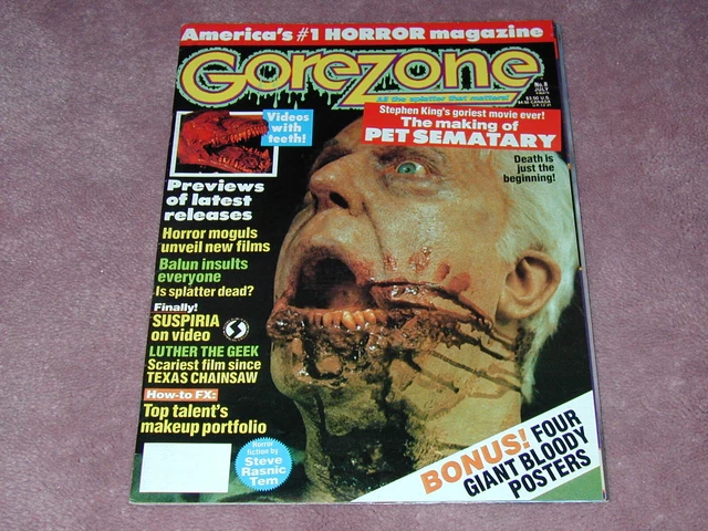 GOREZONE magazine # 8,  Free Shipping USA, Gore Zone
