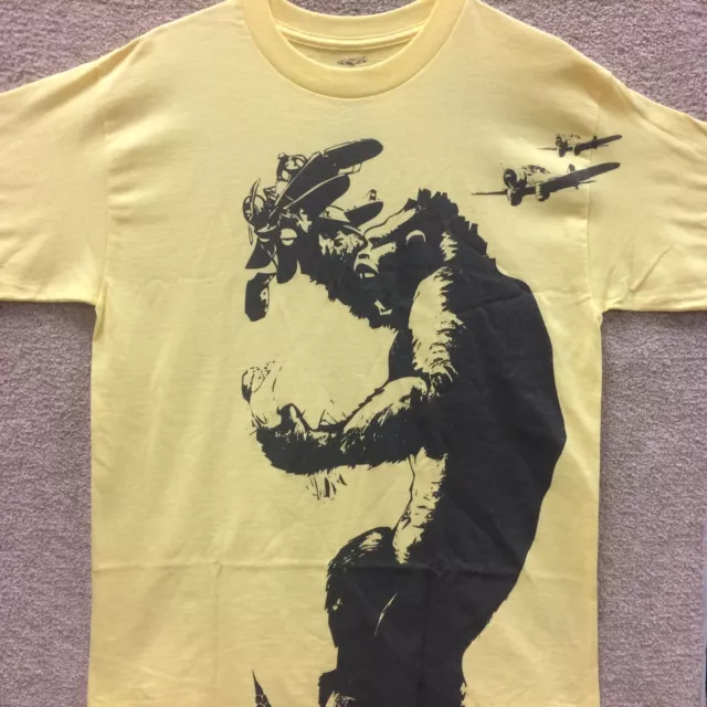 187 Inc Men's T-shirt "Avenue KingKong" -- Yellow/Brown