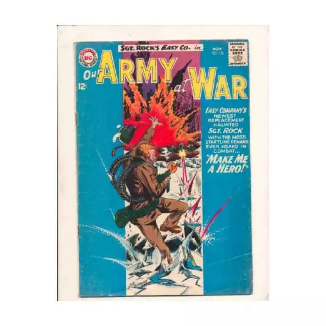 Our Army at War (1952 series) #136 in Good + condition. DC comics [s