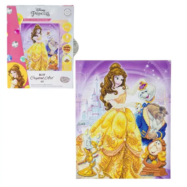 Disney Craft Buddy Kristall Kunst Kartenherstellungsset, Diamantmalerei gerahmte Kits 2
