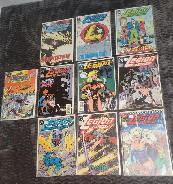 Legion Of Super Heroes Comic Books Lot Of (10) See Pictures VF or better