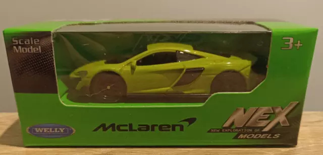 2023 Welly McLaren 675LT Coupe - 1:64 1/64 NEX Series, Green