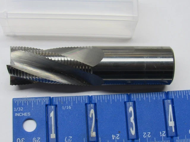 Quality 1" 4-Flute Center Cutting Single End Carbide Roughing Hog Mill
