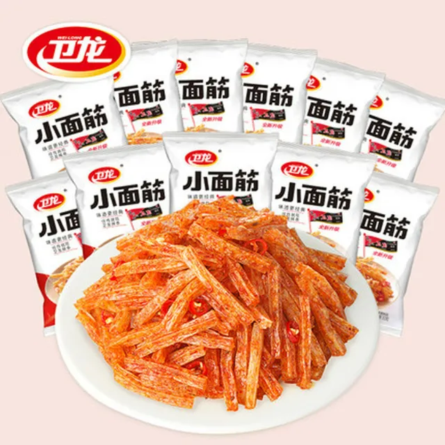 312g Genuine Gluten Gluten Free 12bags*26g Weilong Specialty Spicy Snack Food