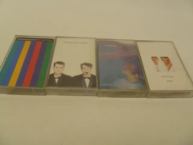 Pet Shop Boys - 4 x Cassette Albums (Disco/Actually/Please/Introspective) - VG+