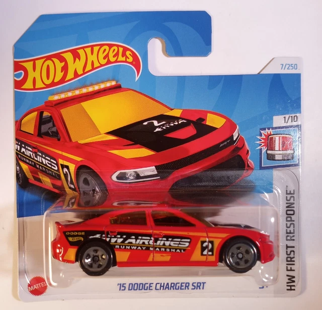 HOT WHEELS 2024 A Case '15 Dodge Charger SRT Red HW Runway Marshall
