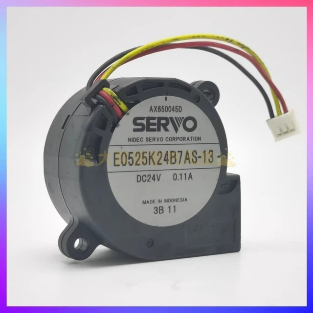 Ventilateur Turbo SERVO 24V DC - Modèle E0525H24B7AZ-00 - 0.11A - Pour Refroidissement électronique