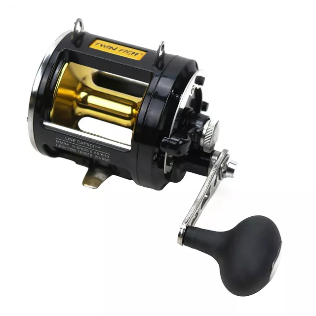 Conventional Saltwater Trolling Reel Star Drag Jigging Metal Right Left  Hand GS