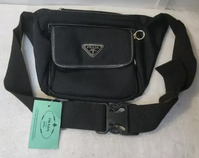 Prada Black Shoulder Messenger Bag Nylon