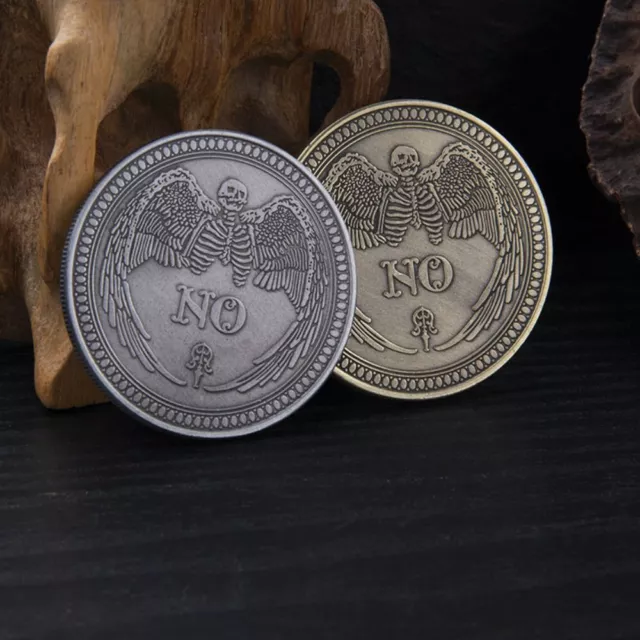 Commemorative Coin Gothic YES/NO Letter Coin Classic Magic Tricks TOY Home Decor