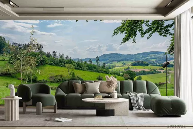 3D Green Forest Nature Wallpaper Wall Murals Removable Wallpaper 335