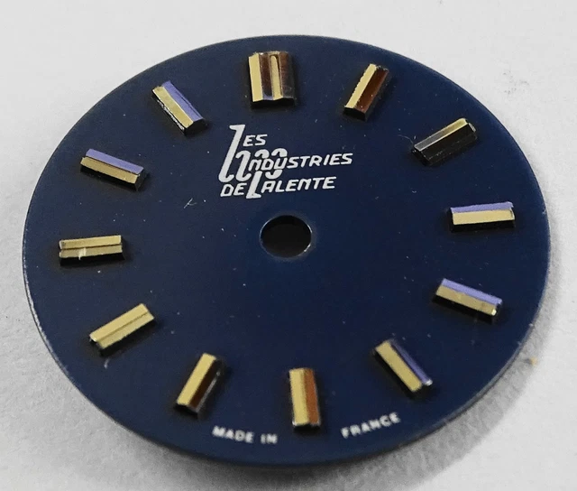 Cadran Bleu LIP Télévision De 1972 - Pièce Vintage Pour Montre De Collection