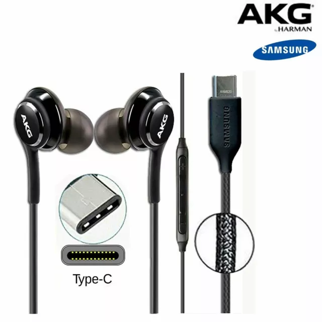 Samsung - AKG Casque EO-IG955 Casque pour Samsung Galaxy S8 et S8 Plus, Noir